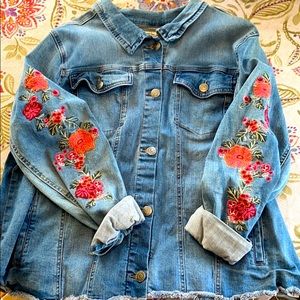 Embroidered Jean Jacket!!